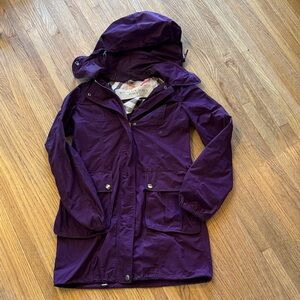 Burberry Deep Purple Utility Jacket